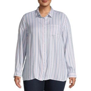 Terra & Sky Women’s Button Down Shirt